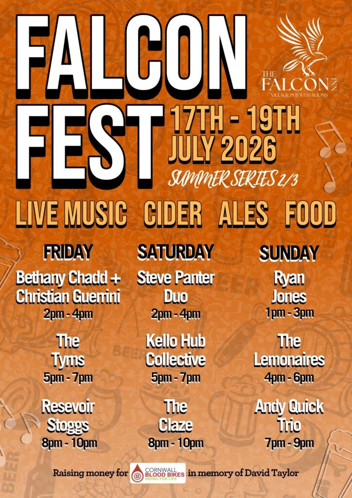 Falcon Fest Newquay July 2026